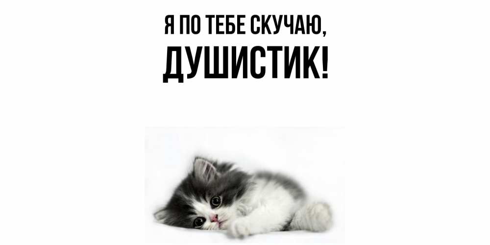 Открытка  для любимых и родных. душистик, Я по тебе скучаю  