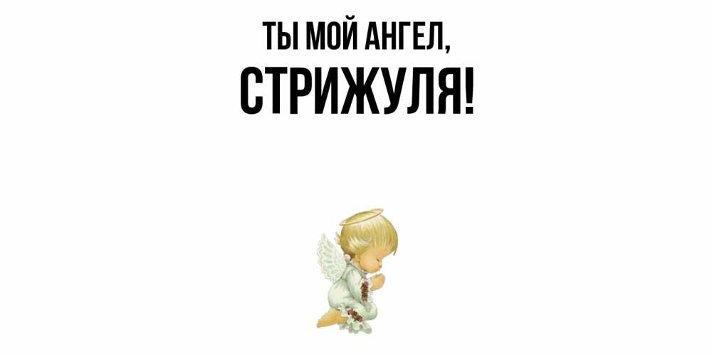 Картинка Ты мой ангел, стрижуля