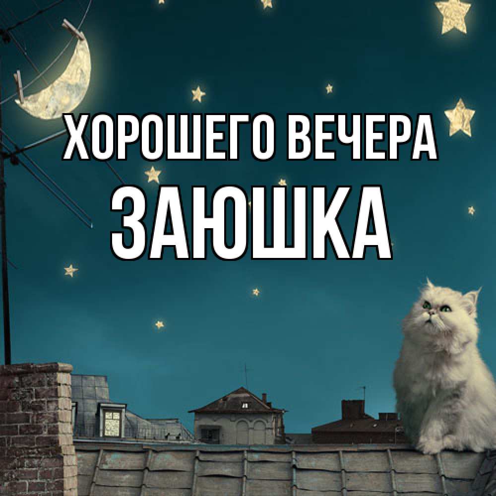 Картинка Хорошего вечера, заюшка