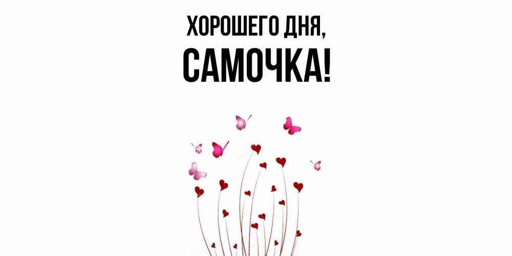 Открытка  для любимых и родных. самочка, Хорошего дня  
