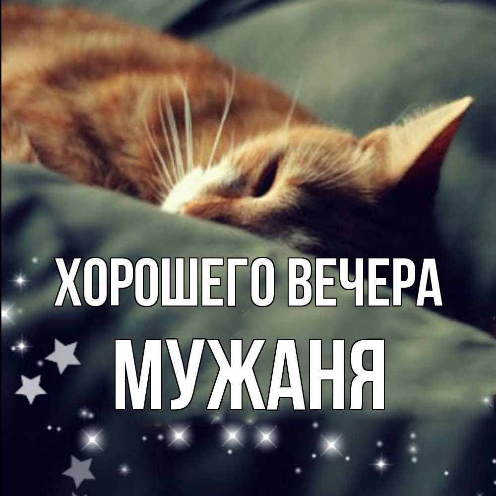 Картинка Хорошего вечера, мужаня