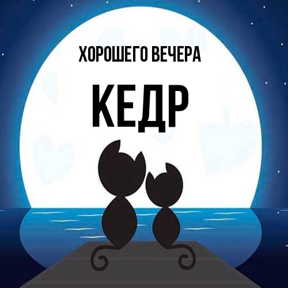 Картинка Хорошего вечера, кедр