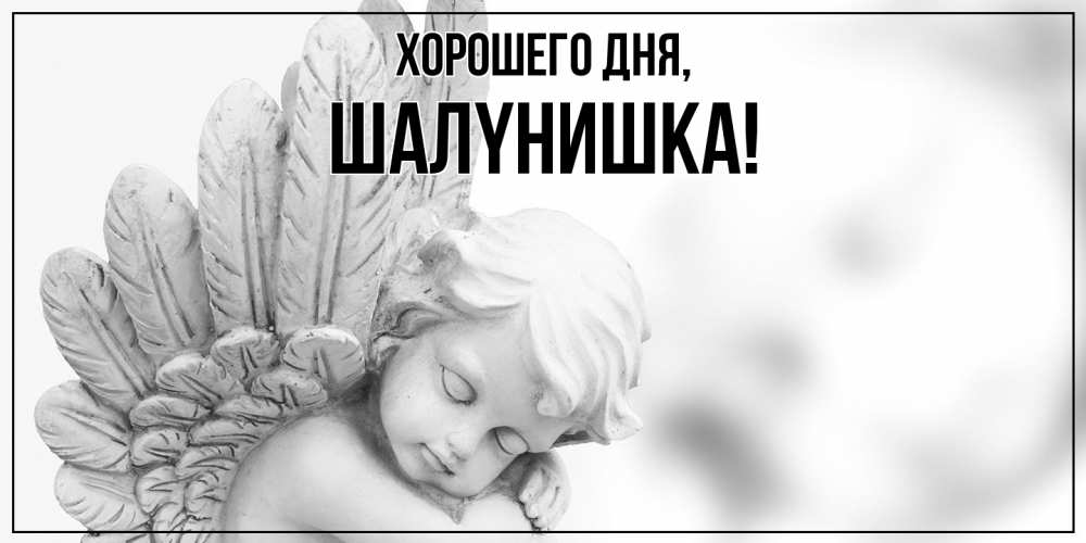 Открытка  для любимых и родных. шалyнишка, Хорошего дня  