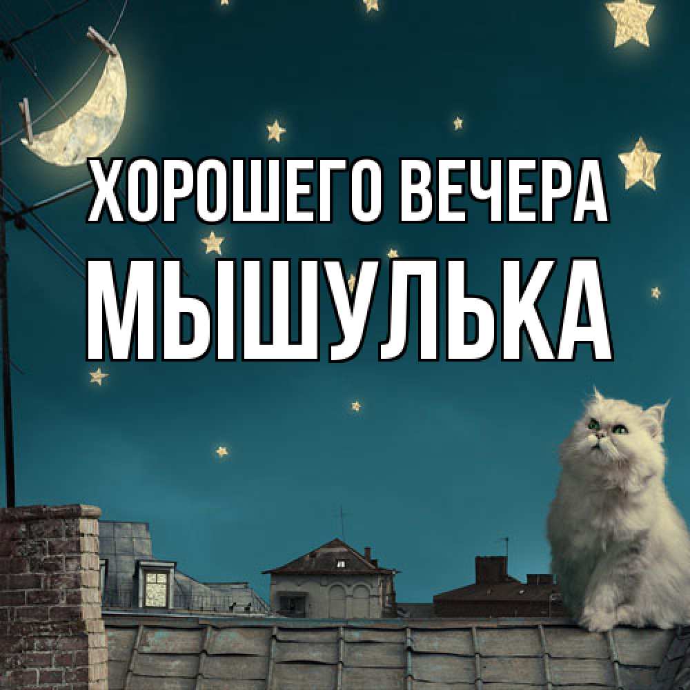 Картинка Хорошего вечера, мышулька