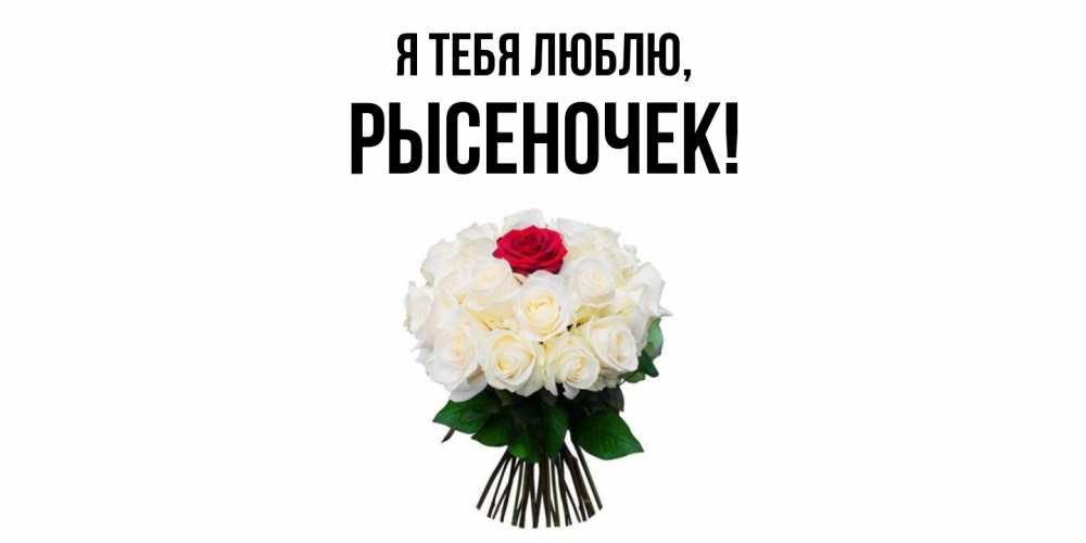 Картинка Я тебя люблю, рысеночек