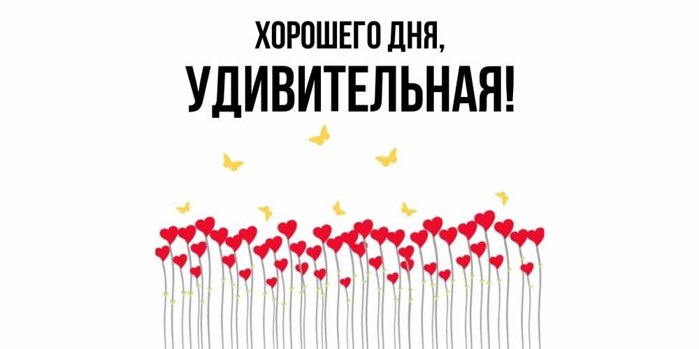 Открытка  для любимых и родных. удивительная, Хорошего дня  