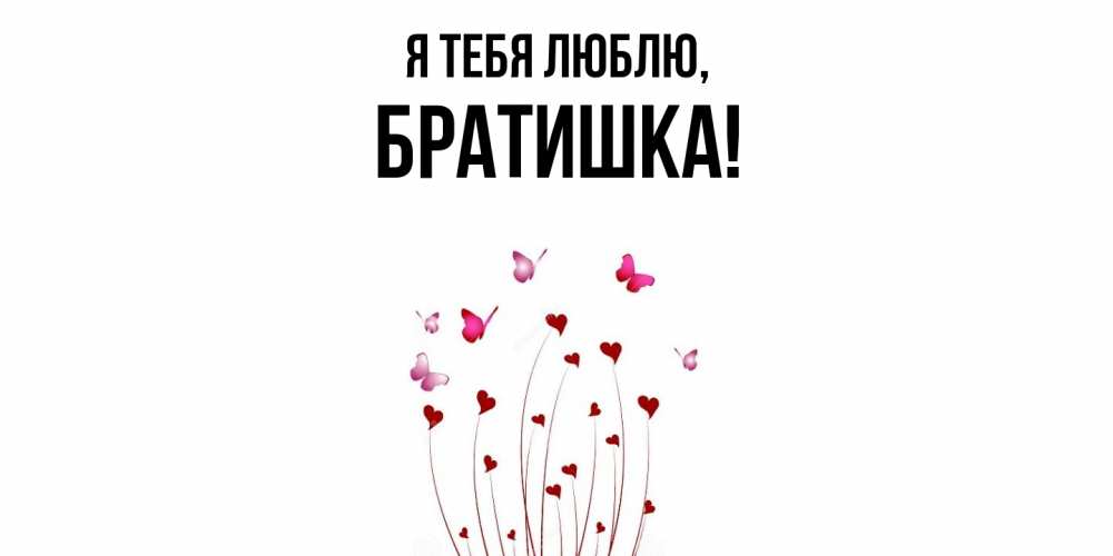 Картинка Я тебя люблю, Братишка