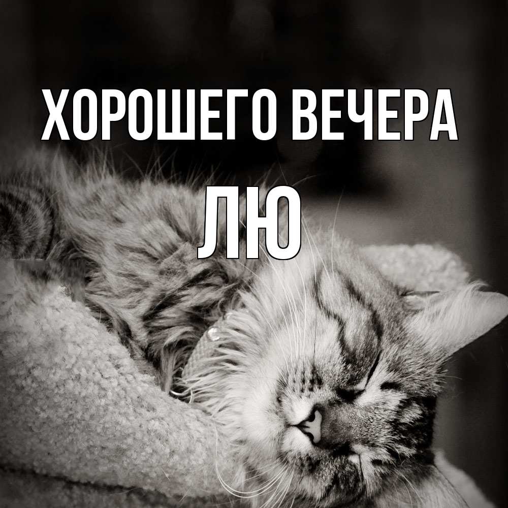 Картинка Хорошего вечера, лю