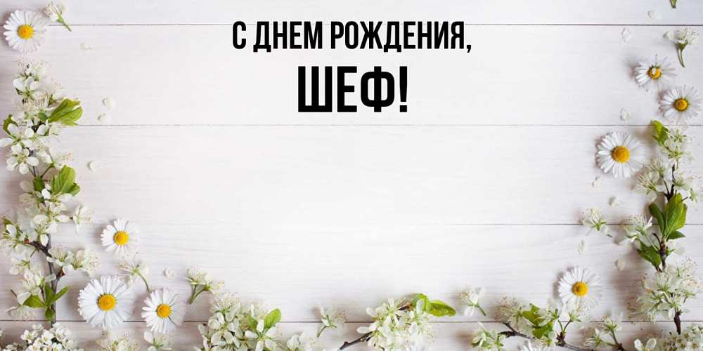 Картинка С днем рождения, Шеф