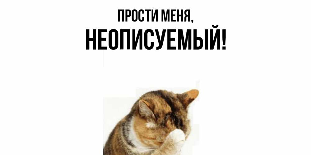 Картинка Прости меня, неописуемый