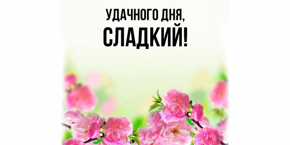 Картинка Удачного дня, сладкий