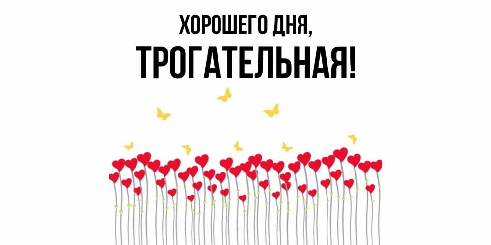 Открытка  для любимых и родных. трогательная, Хорошего дня  